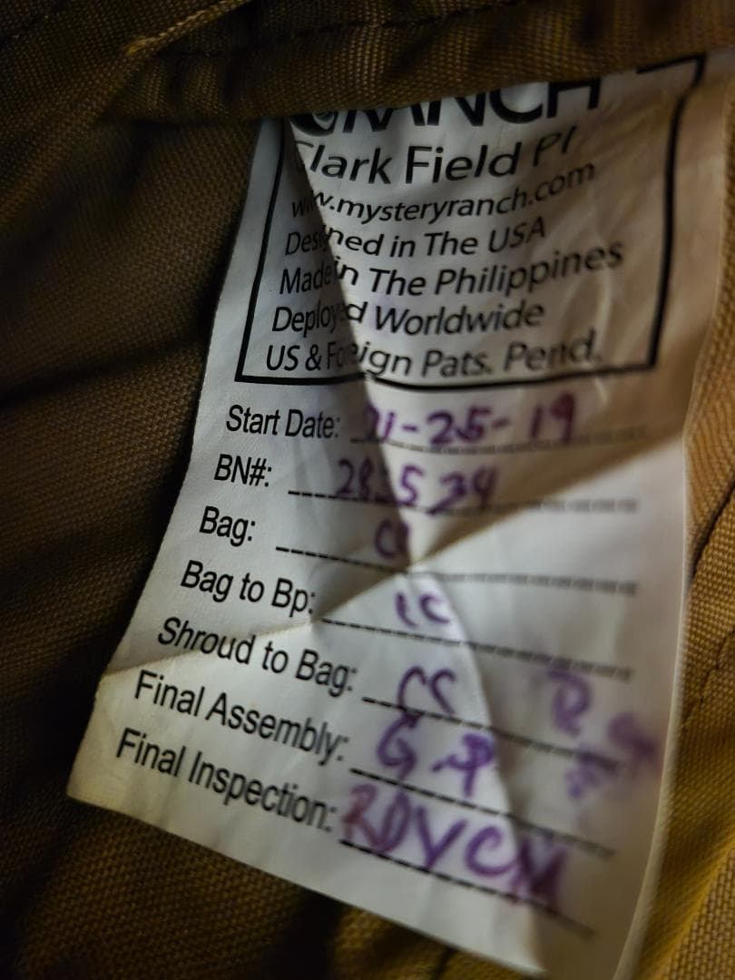 【希少カモ】MYSTERY RANCH INVADER カモフラージュ バッグ