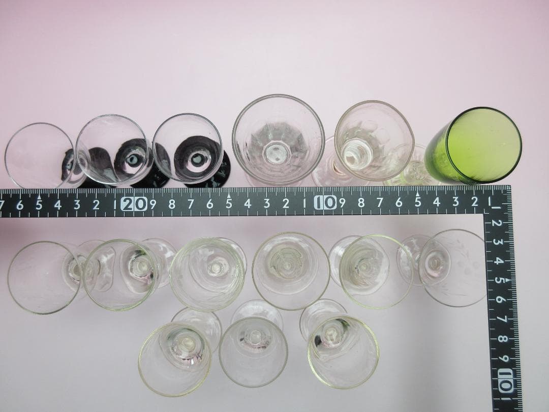 明治～大正 他 リキュールグラス まとめて B 70610