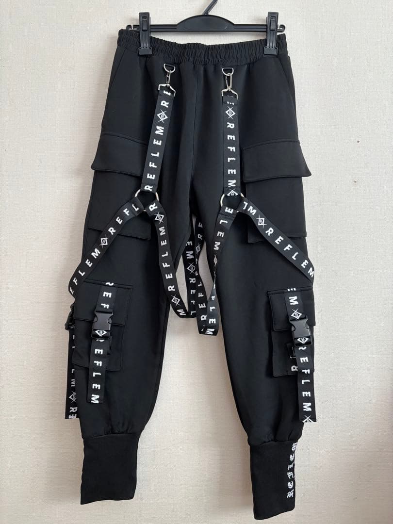 REFLEM レフレム ハーネスロゴベルトカーゴパンツ サイズフリー