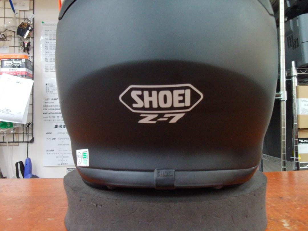 ショウエイ　Z-7　マットブラック　サイズS
