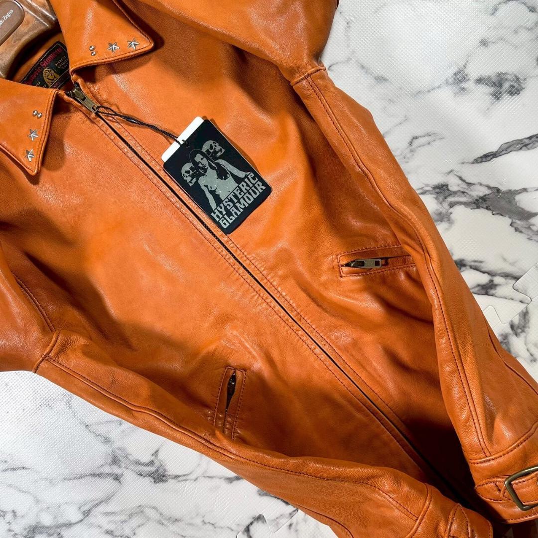 ✨新品✨Hysteric Glamour シングル 星スタッズ ライダース M