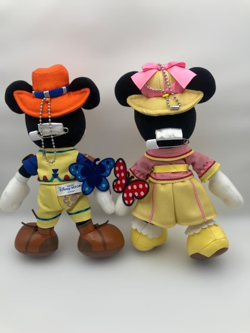 ディズニー トレイル ミッキー ミニー ぬいば ぬいぐるみバッジ