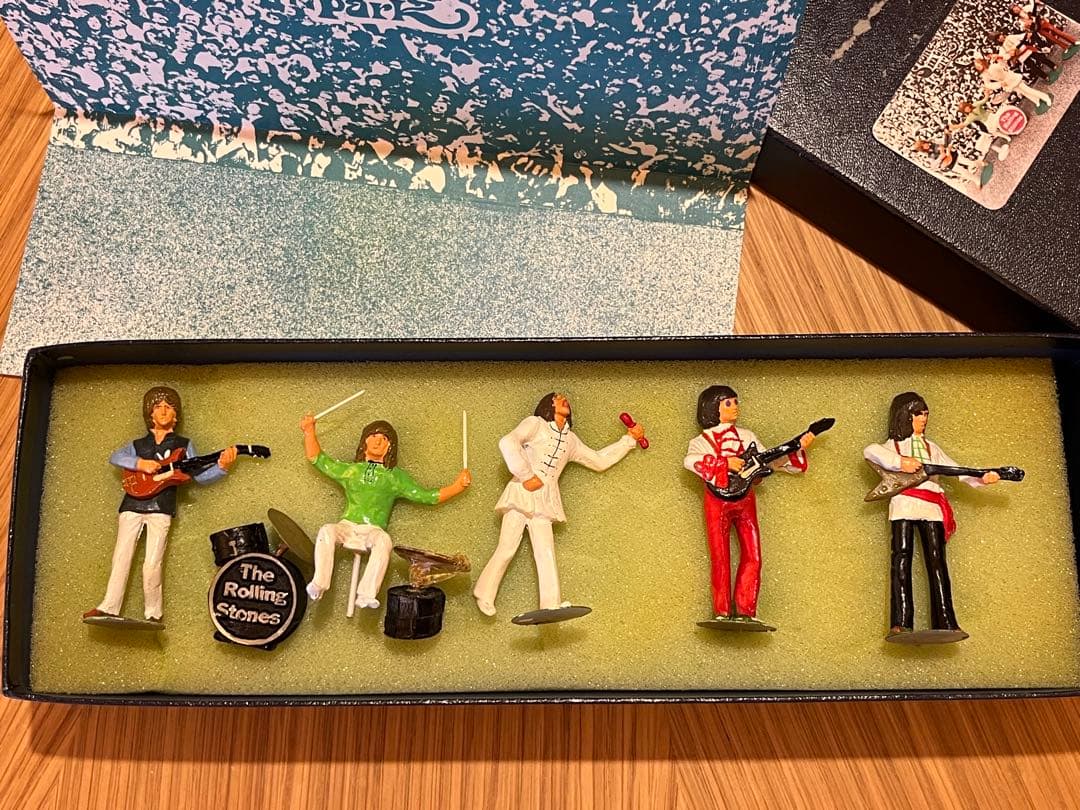 ザ・ローリング・ストーンズ アンティークフィギュアセット　ハイドパークコンサート
