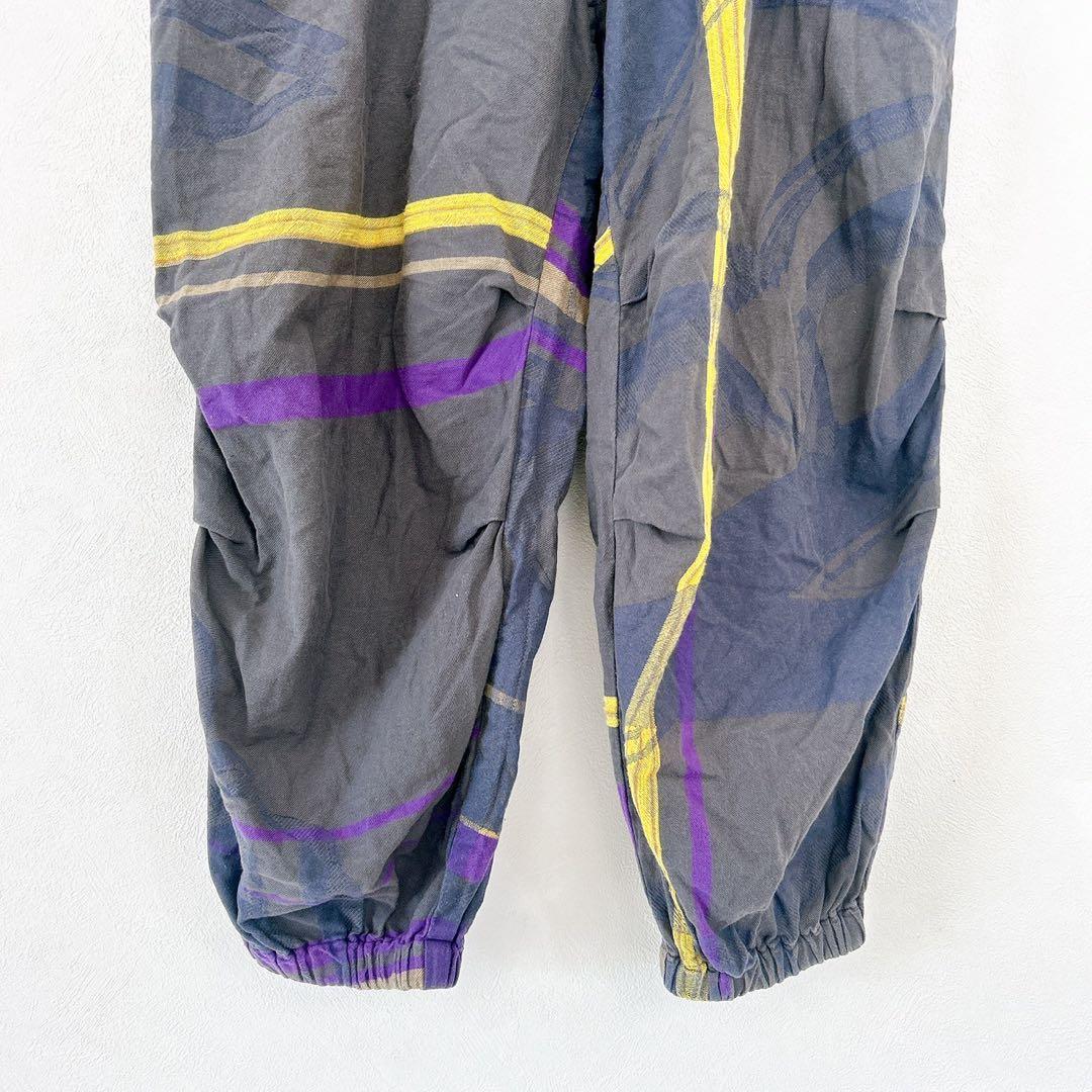 タマキニイメ【2】サルエルパンツ グレー系 ウエストゴム カジュアル レトロ