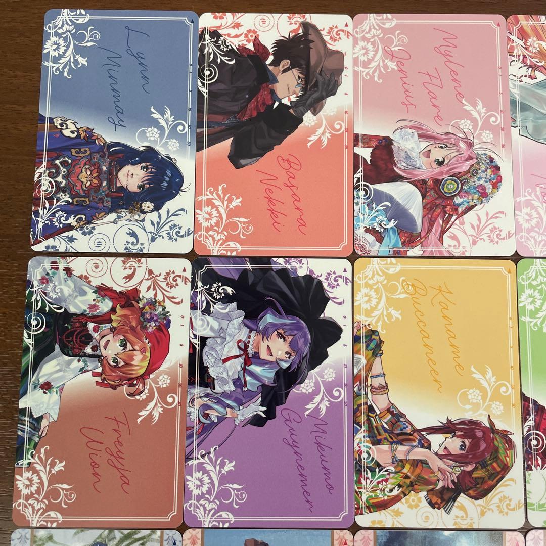 ❶マクロス万国博覧会 テレホンカード風シート 全20種コンプ