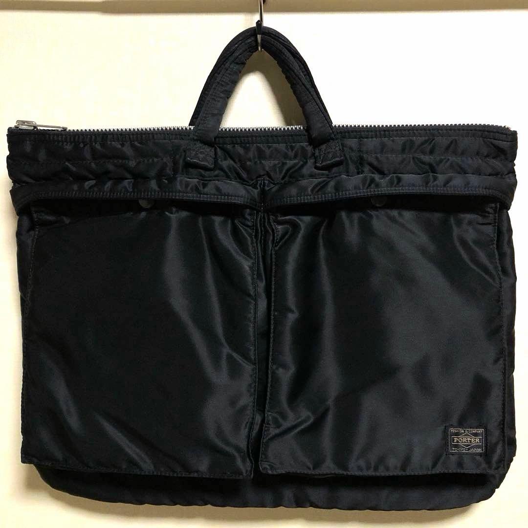 美品✨ポーター タンカー シュートヘルメットL ブラック A4可 吉田カバン