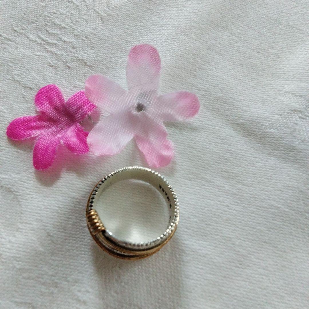 ハーヴィーメイス　ナバホ　インディアンジュエリー12KGF 　フェザーリング