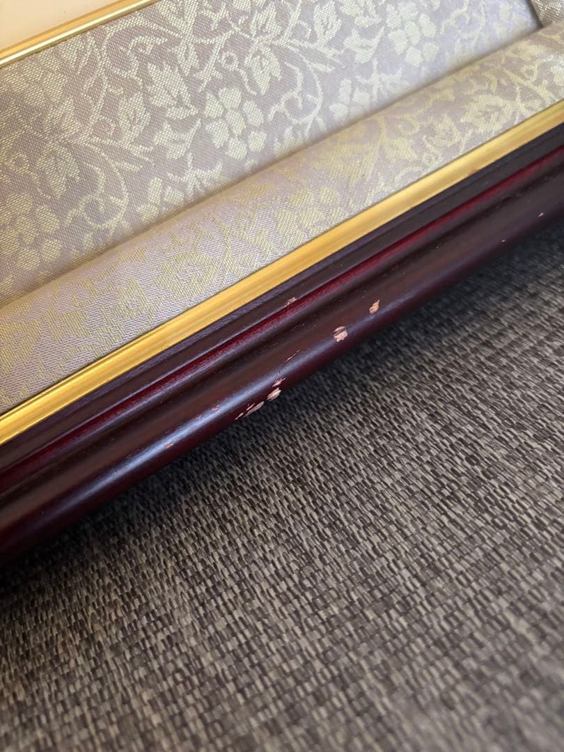 勲三等瑞宝章 勲記 額縁のみ 木製枠 勲章額 叙勲額