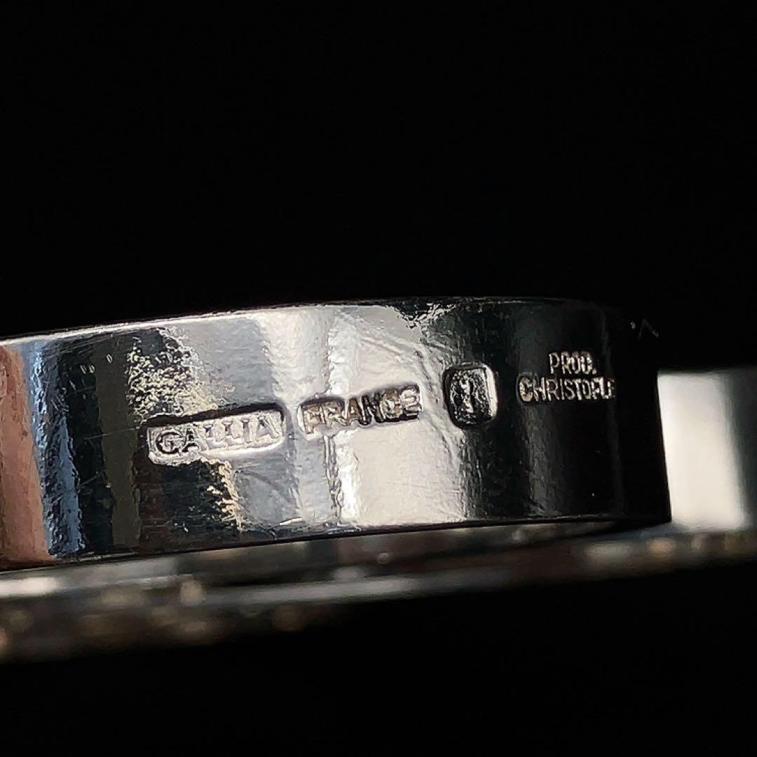 クリストフル ガリア 鍋敷き ① Gallia アンティーク シルバープレート