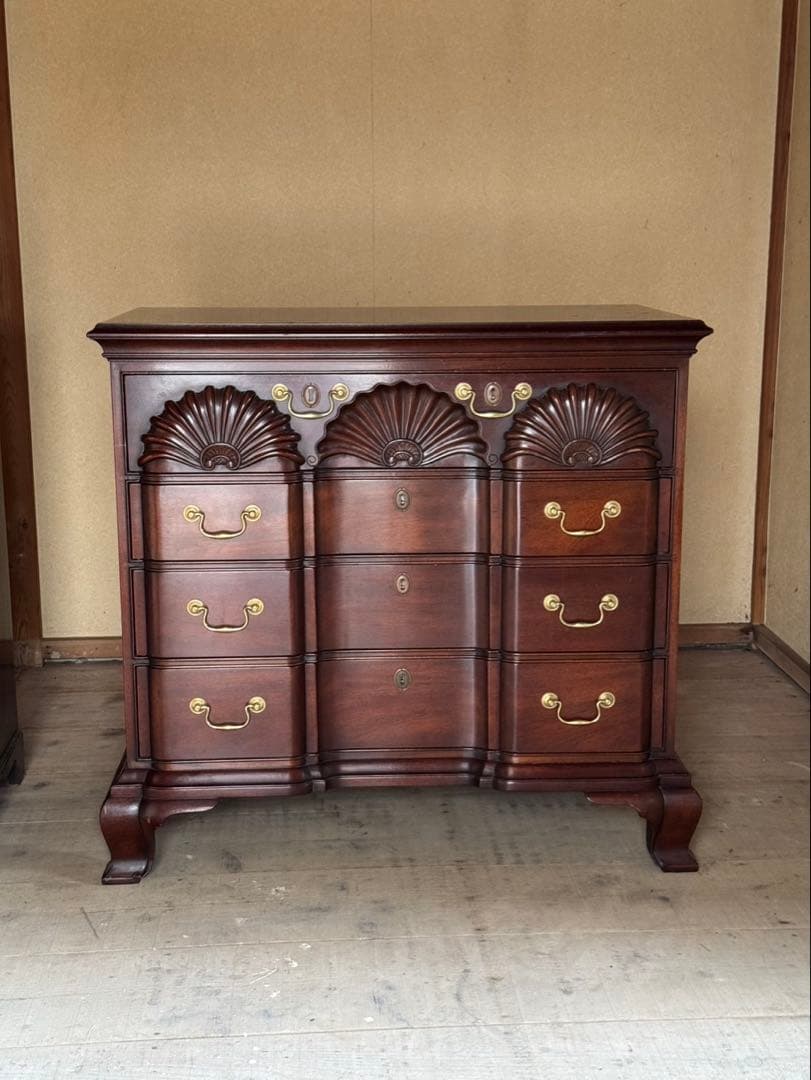 Kittinger クラシック木製チェスト 4引き出し