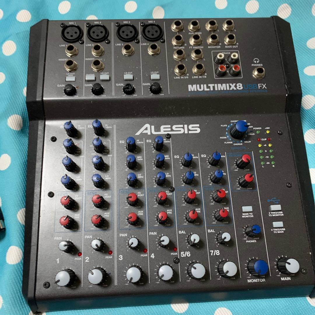 Alesis MULTIMIX8 USB FX アナログミキサー