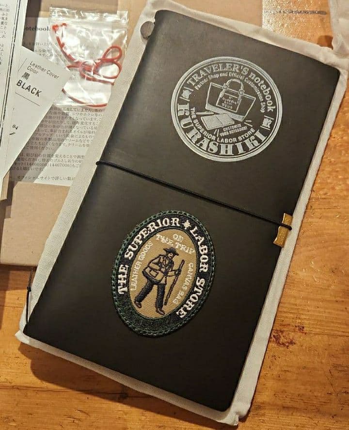 TSL倉敷 カスタム トラベラーズノート レギュラーサイズ ブラック 黒