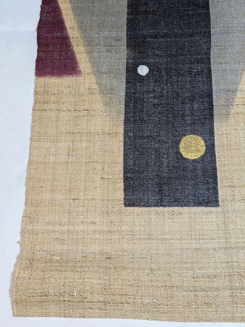 aw548★のれん2点 京都　佐今　高級暖簾　麻のれん　草木染 本藍染　麻