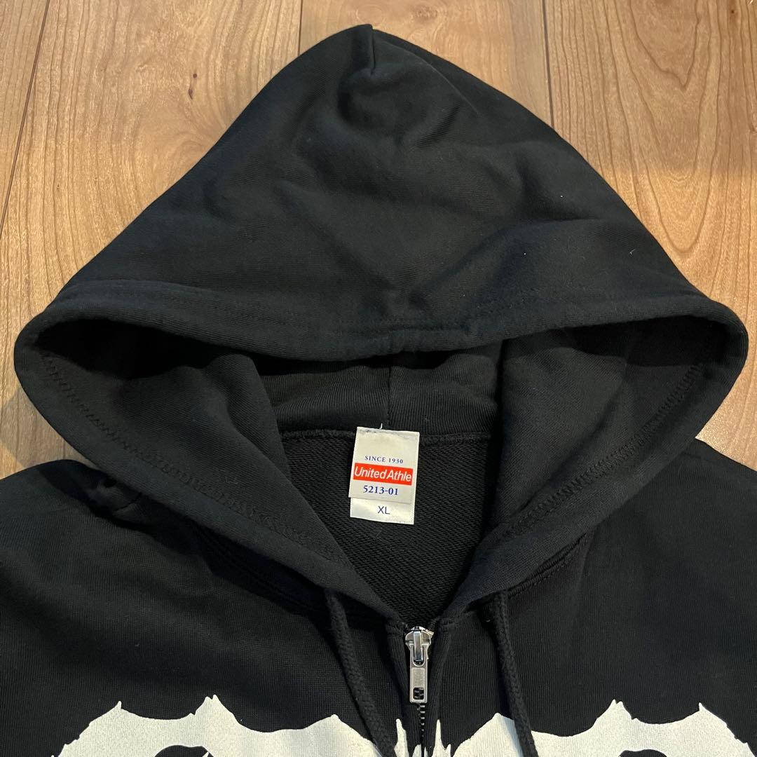 【極美品】BALZAC バルザック BONEパーカー XL ボーンパーカー 黒