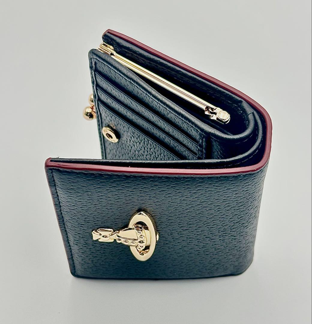 【最新✦新品】Vivienne Westwood ２つ折り財布 ブラック 黒