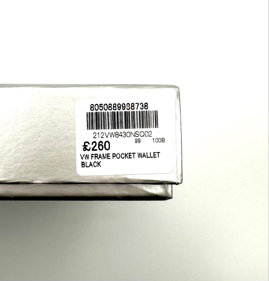 【最新✦新品】Vivienne Westwood ２つ折り財布 ブラック 黒