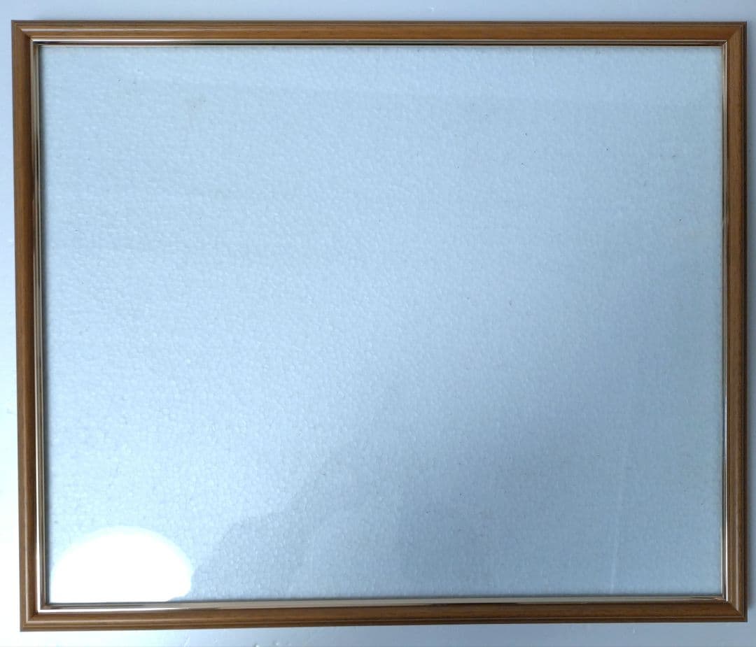 特価✨水彩額縁 木製ガラスフレーム3枚ブラウン/ゴールド53cmオーク/ゴールド