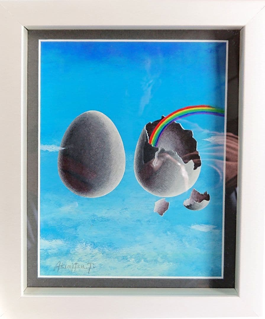 油絵 オリジナル作品  絆