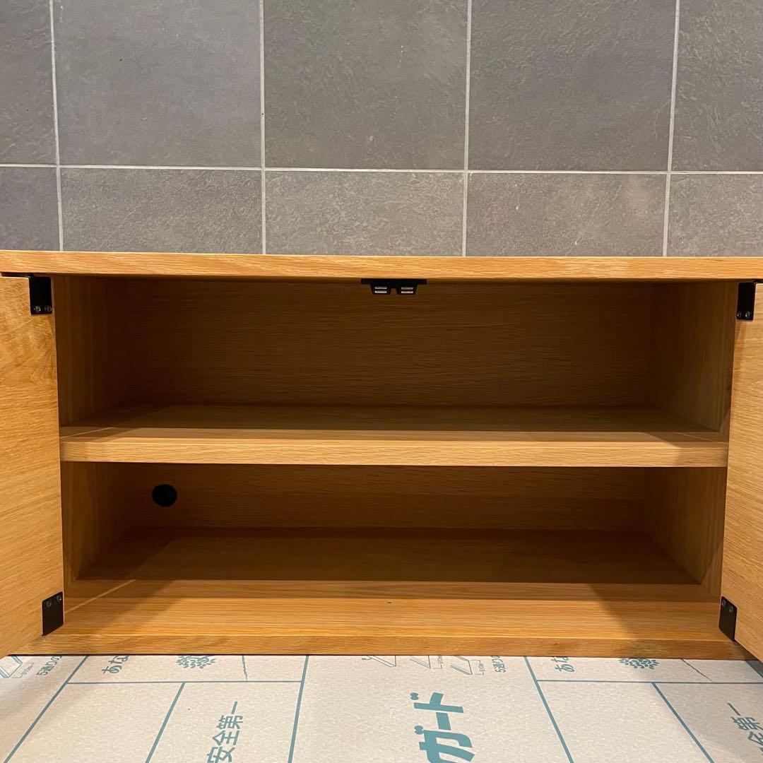 無印良品 スタッキングキャビネット テレビボード オーク材