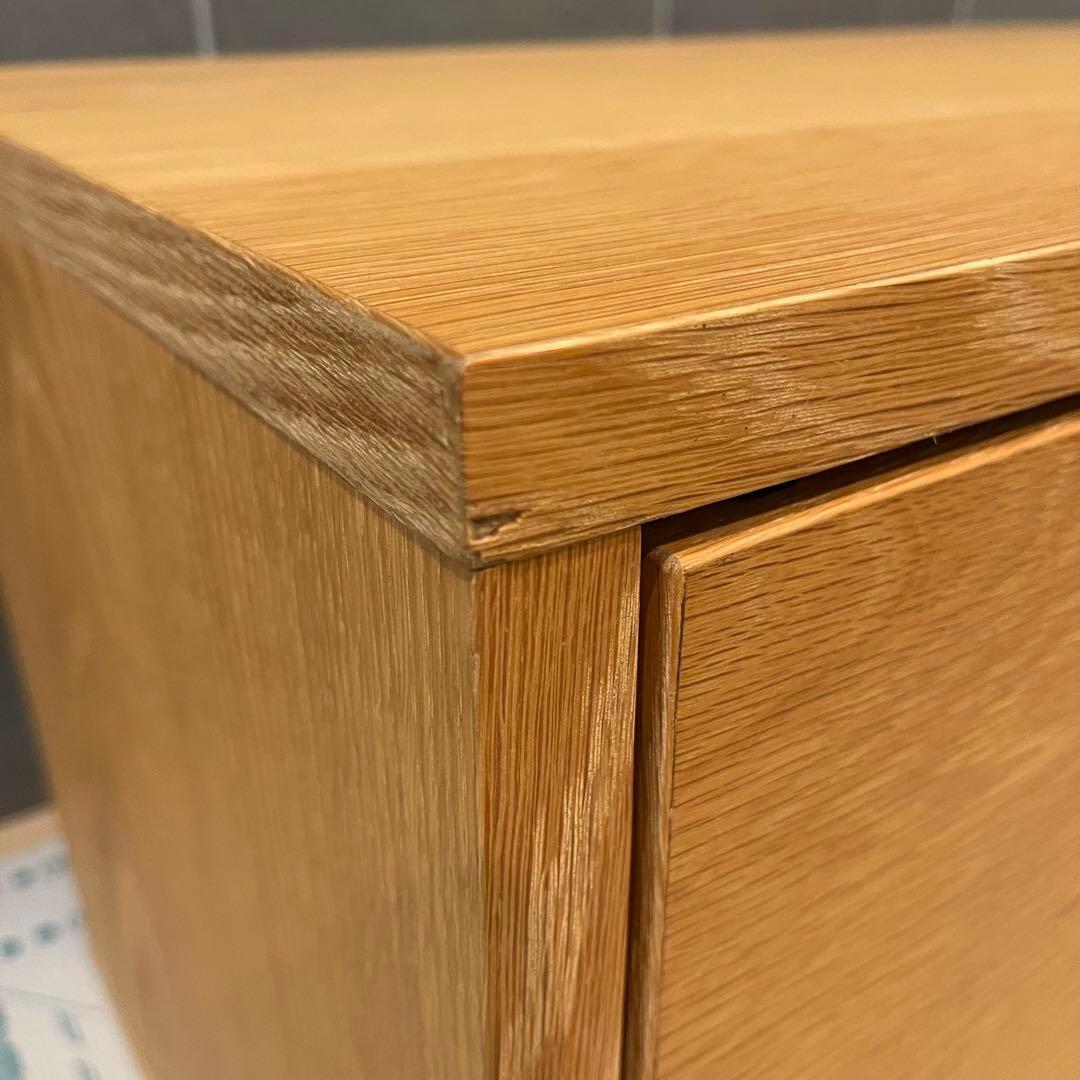 無印良品 スタッキングキャビネット テレビボード オーク材