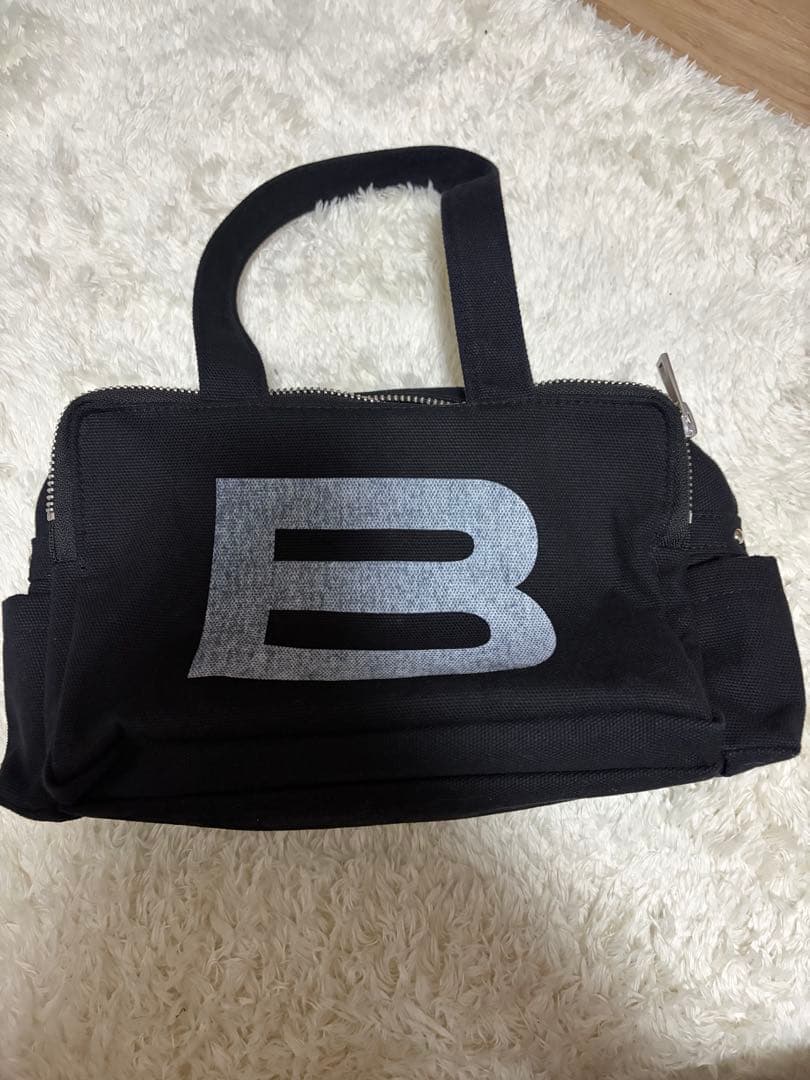 BEEDEN MINI B LOGO BAG BLACKビーデンB ロゴバッグ