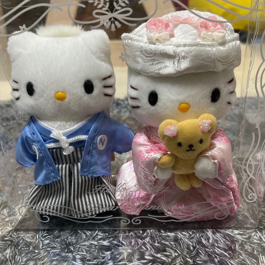 ハローキティ 和服スタイル ぬいぐるみセット