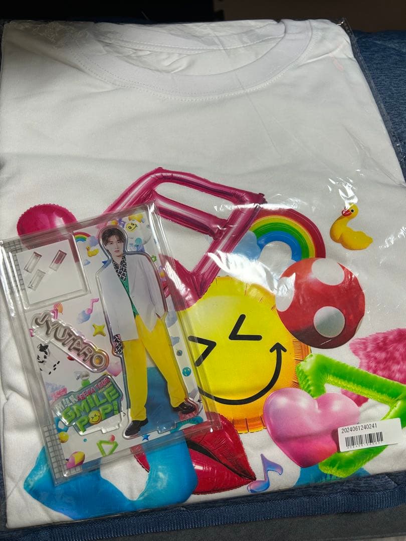 SMILE POP ツアーロンT Lサイズ　山中柔太朗　アクスタ