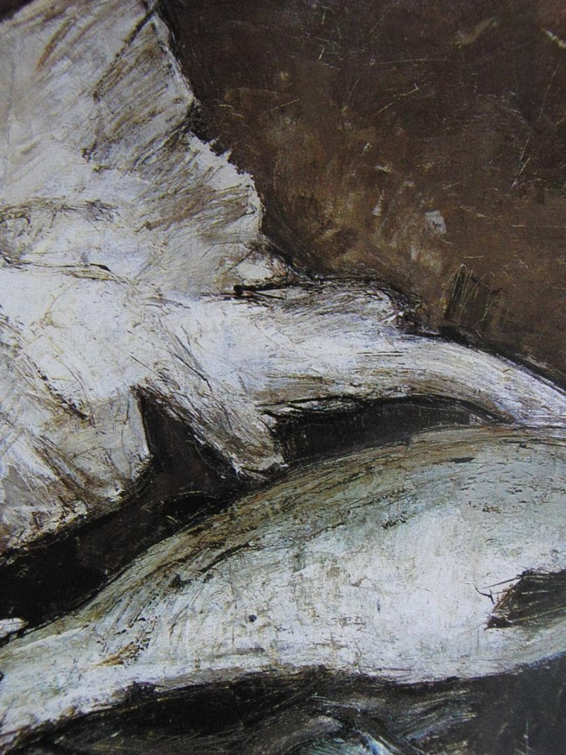 ベルナール・ビュッフェ「Nature morte aux poissons」