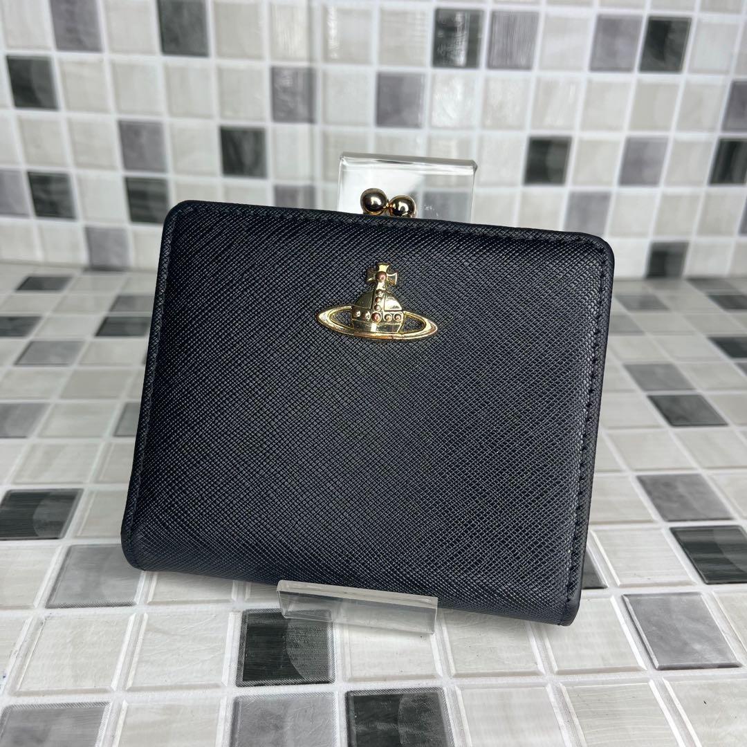 美品 Vivienne Westwood ヴィヴィアン がま口財布 二つ折り財布