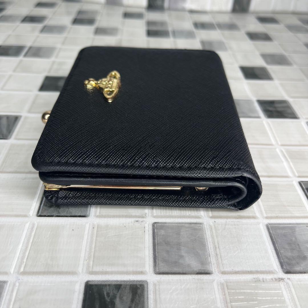 美品 Vivienne Westwood ヴィヴィアン がま口財布 二つ折り財布