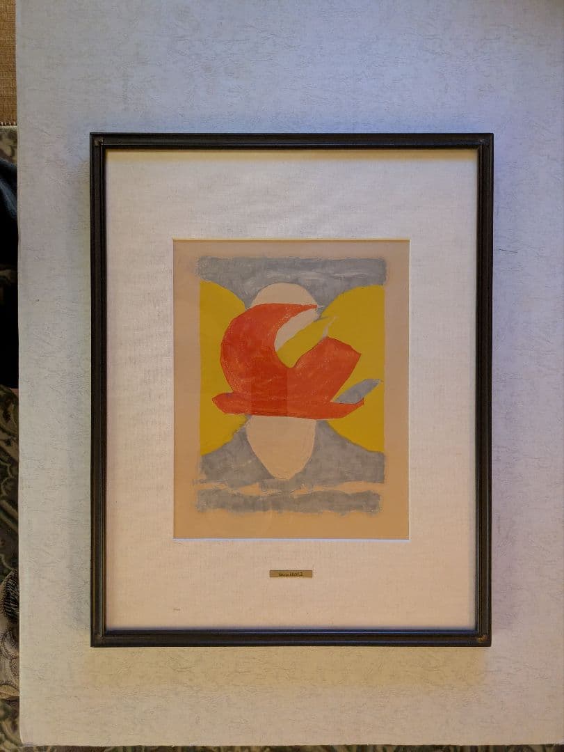 bジョルジュ ブラックのリトグラフ 夏