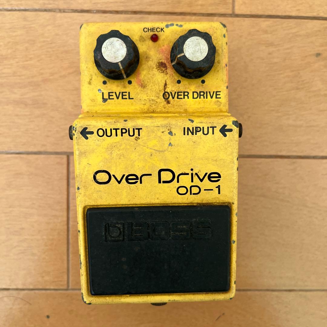 BOSS OD-1 銀ネジ デュアル 1979年製