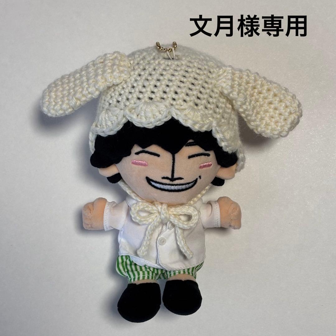 文月　垂れ耳うさぎ帽子(白)