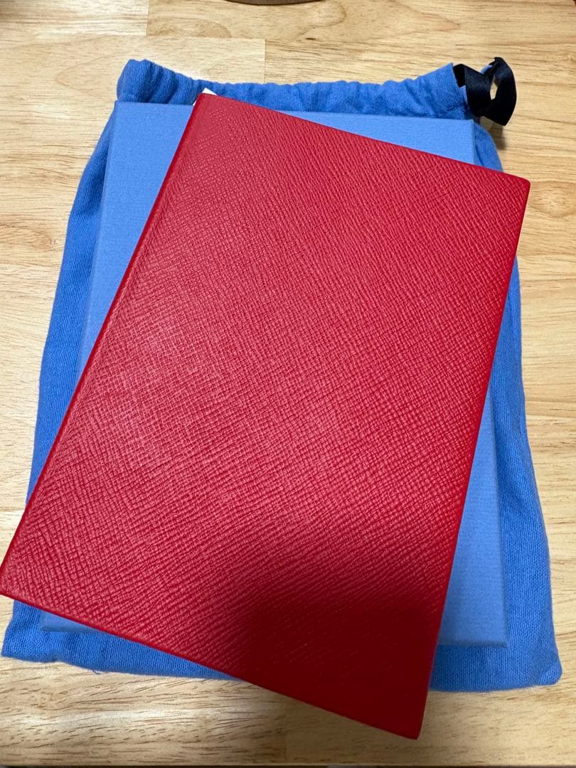 未使用品 スマイソン Smythson Soho ノート レッド
