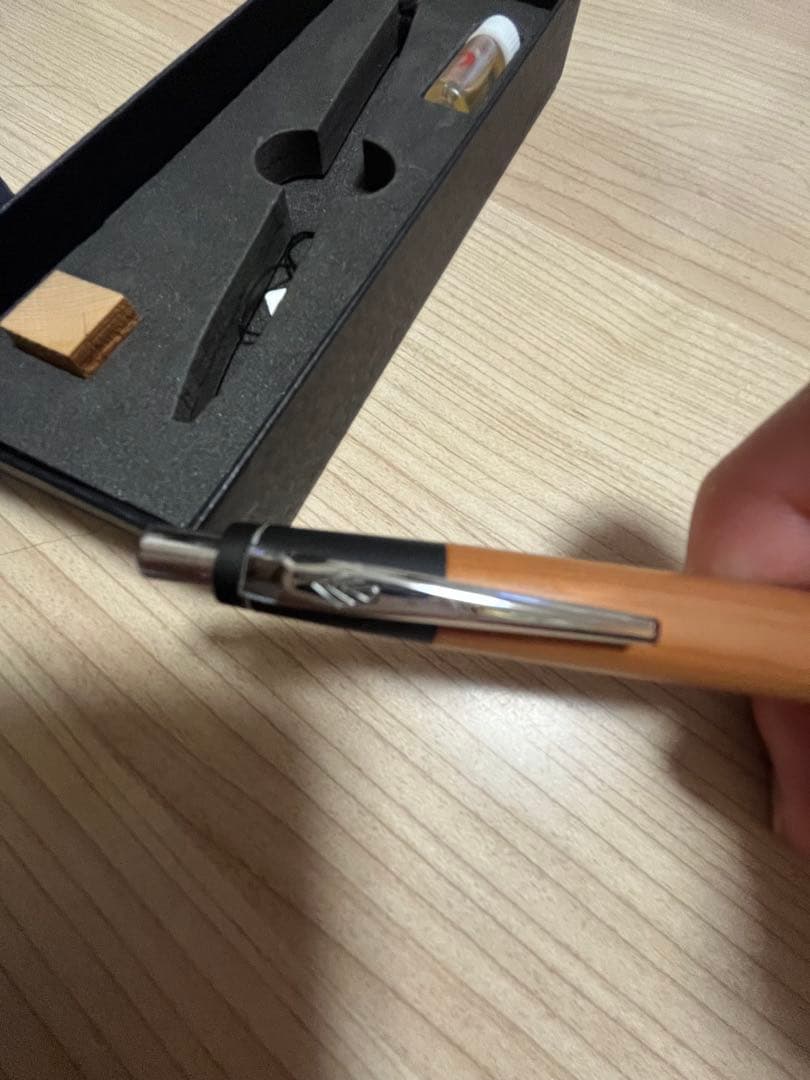 野原工芸 新型シャープペンシル　シルバークリップ　イチイ