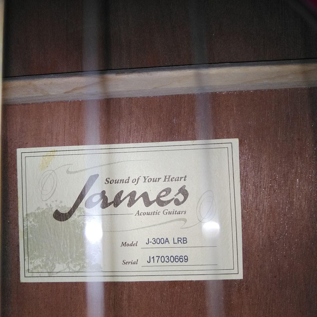 James ジェームス J-300A アコースティックギター カバーとおまけ付