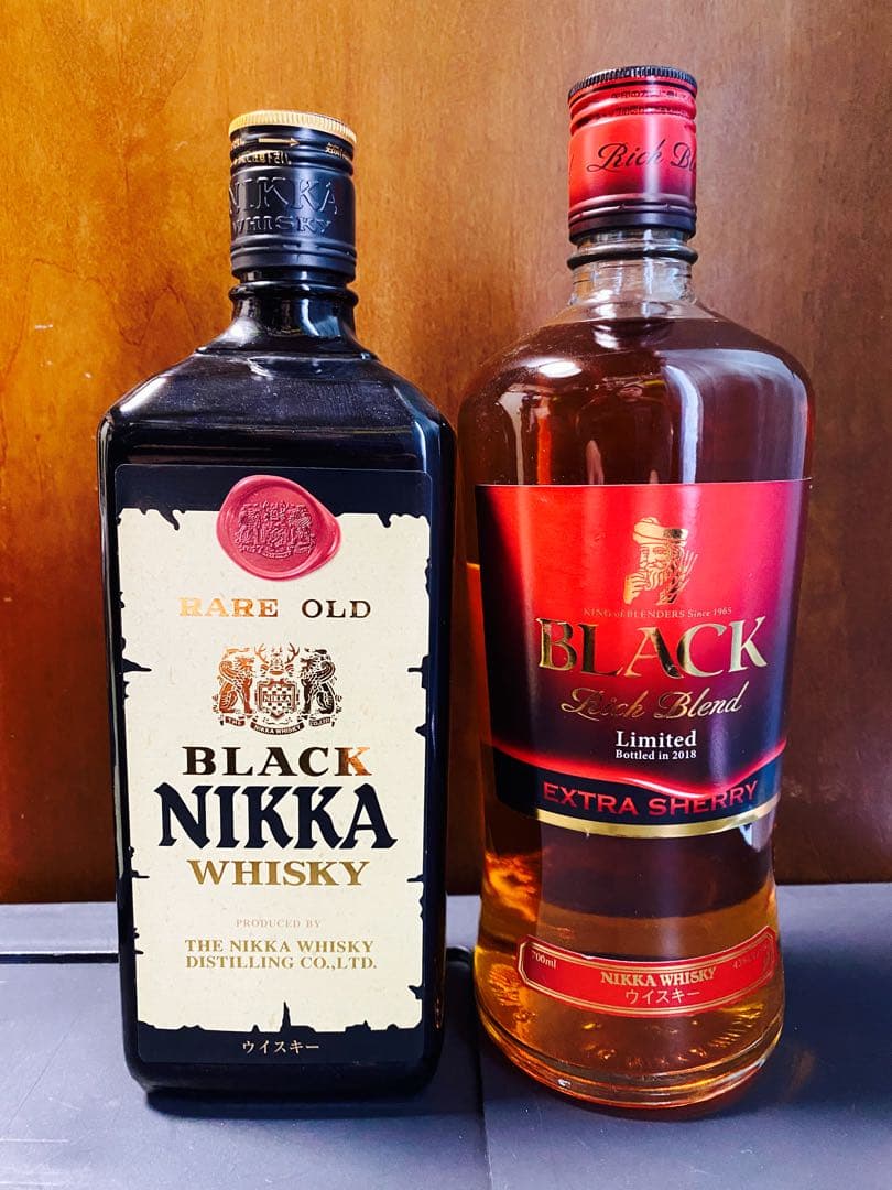 ブラックニッカウイスキー レアオールド & エクストラシェリー