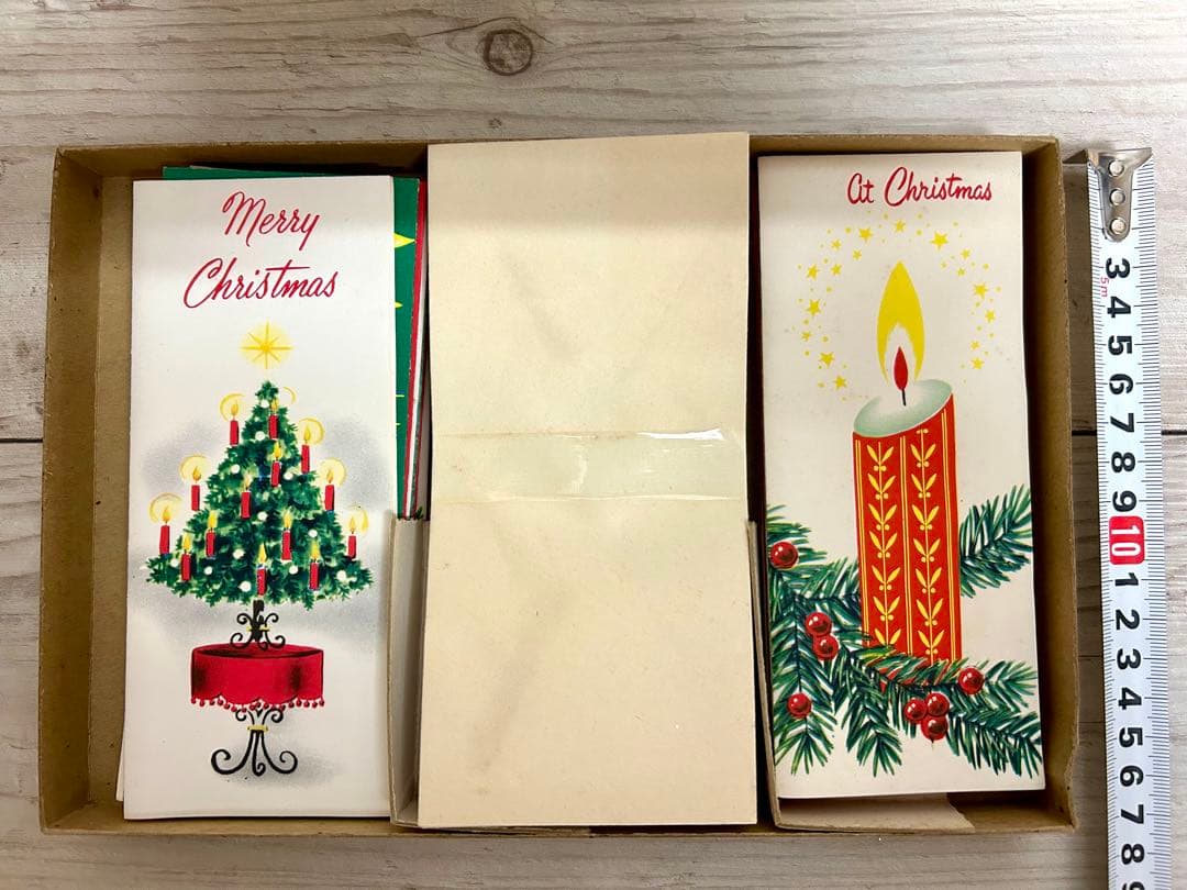 ⭐︎希少 50s USA未使用品 クリスマスカードセット ヴィンテージ