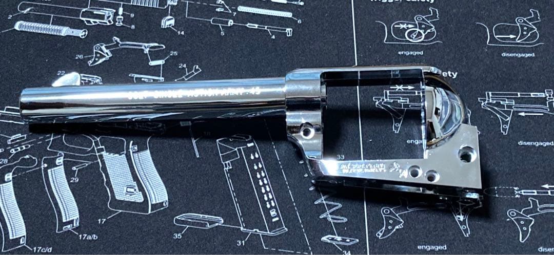 大空　新品未使用 HWS SAA シルバー アーティラリー バレルフレーム