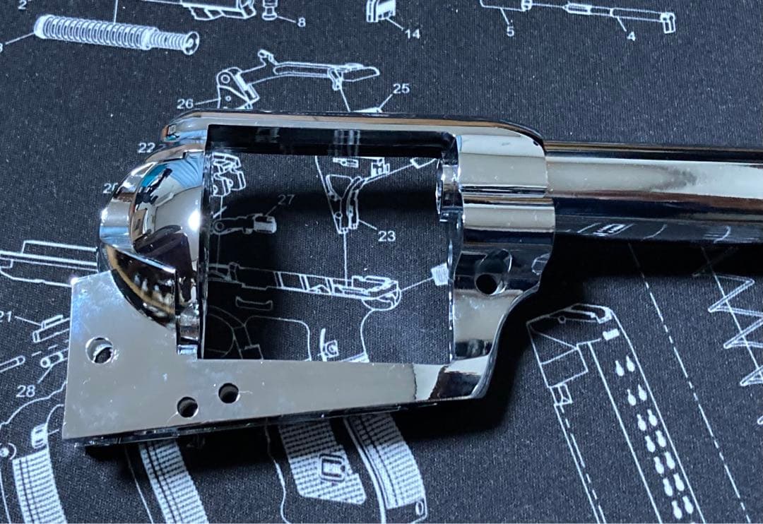 大空　新品未使用 HWS SAA シルバー アーティラリー バレルフレーム