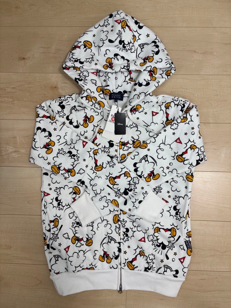 PEARY GATES ミッキー柄フーディ