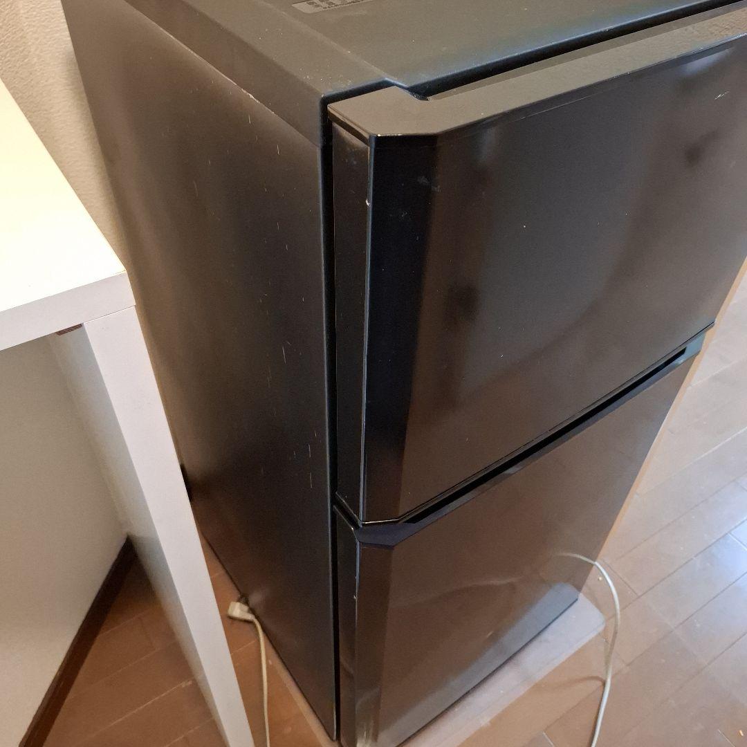 【送料込み】Haier 2ドア冷蔵庫 冷凍庫 106L 黒