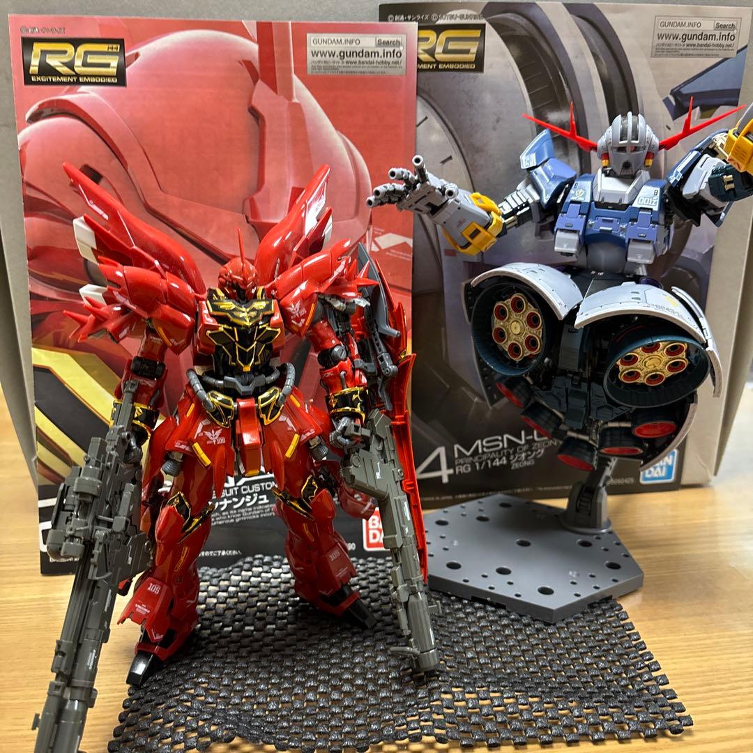 RG ジオング シナンジュ 拡張セット付 完成品