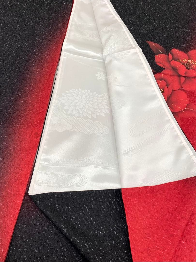 振袖 豪華 銀通し 金彩 大輪 身丈170cm パールトーン加工済