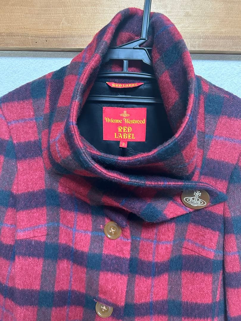 Vivienne Westwood RED LABEL コート 赤黒チェック