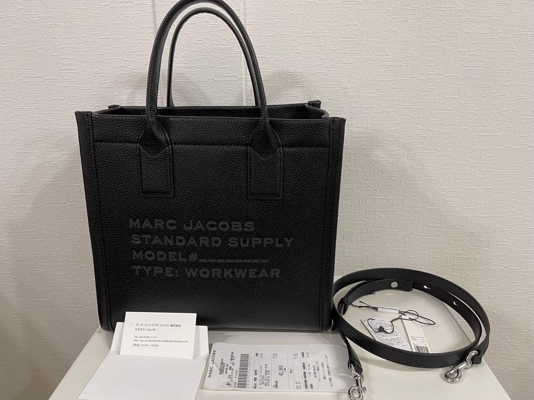 マーク ジェイコブスMARC JACOBSレザー トートバッグ ショルダー美品