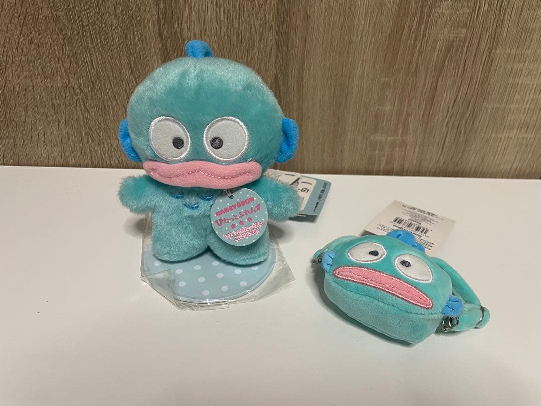 レア ハンギョドン ぴたっとふれんず ぬいぐるみ ポシェット サンリオ