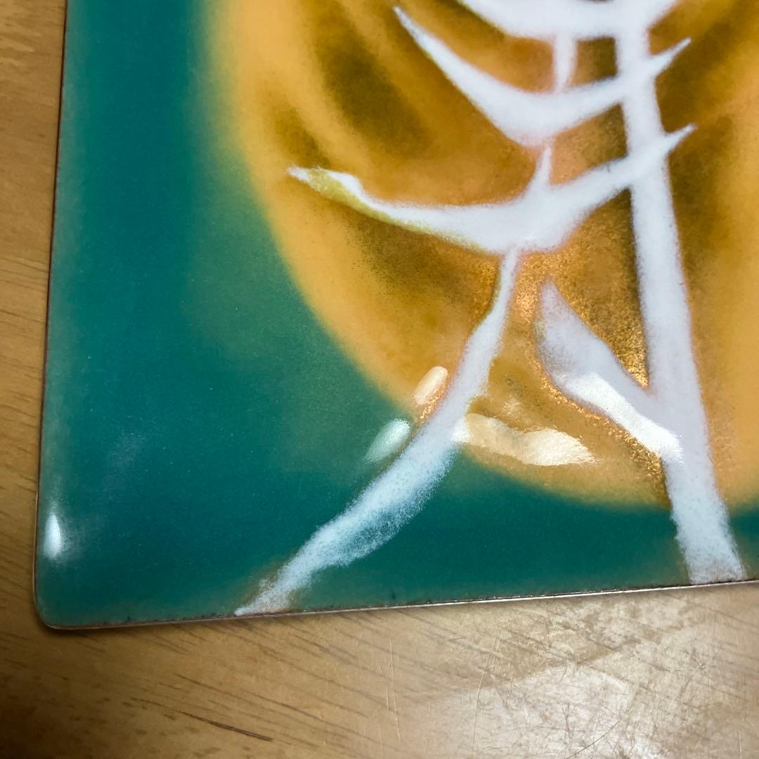 七宝焼菓子器　老舗「安藤七宝店」謹製