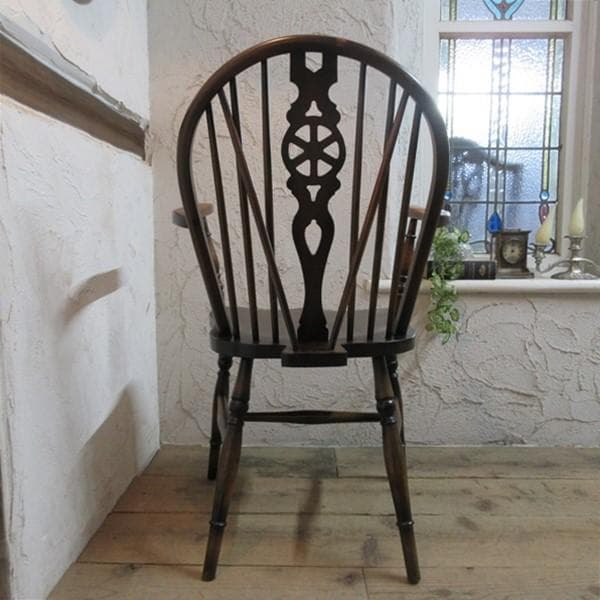 イギリス アンティーク 家具 アームチェア ウィンザーチェア 椅子 4727e