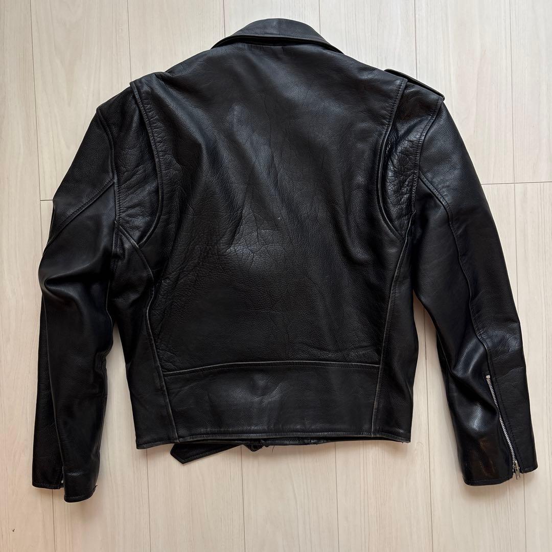ナ*ホ様 ハーレー レザージャケット ライダース 本革 ブラック 黒 Harle